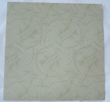 Lot 40 Anna Griffin 5 Sheets 12"x 12" Designer Paper Sage Plumes ag003