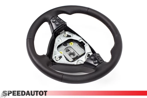 NEW MERCEDES W169 CLASS A LEATHER STEERING WHEEL BLACK LEATHER