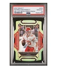 2021 Select Patrick Mahomes Die Cut Neon Green Prizm Psa 10 /349