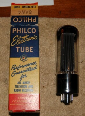 Philco 5AW4 tube, NEW - T2