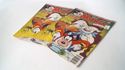 Vintage Magazine Mickey Set Of 2 Collectables With Special Sticker 1993 Gift