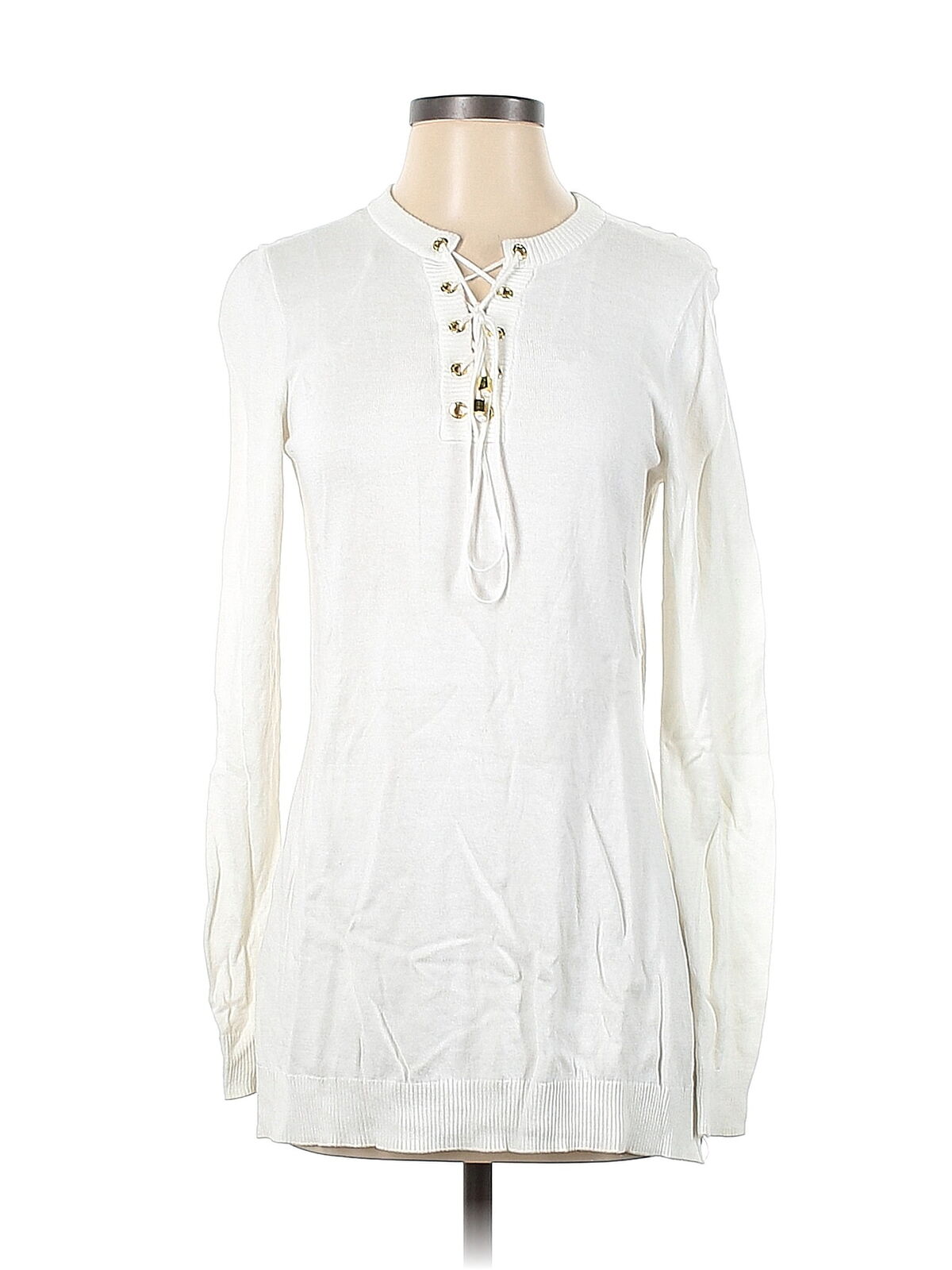 MICHAEL Michael Kors Women White Pullover Sweater… - image 1