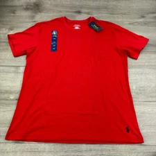 Polo Ralph Lauren Mens Supreme Comfort Short-Sleeve Pajama T-Shirt Red NWT Pony