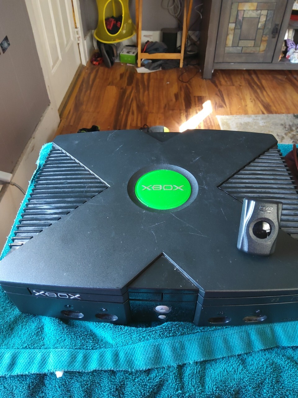 Original Xbox Console 2 Controller 3 Games Turns On Disk Drive Keeps Opening 805529811843 eBay