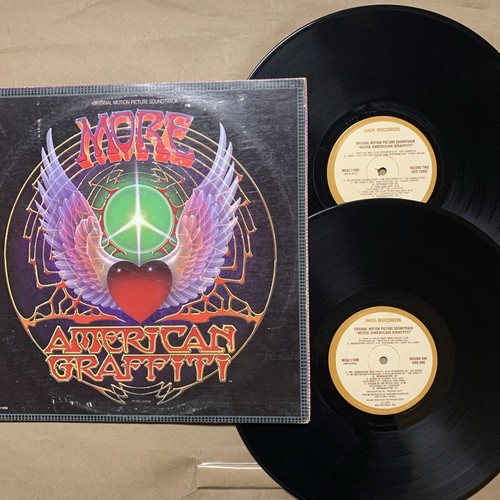 MEHR AMERIKANISCHER GRAFFITI SOUNDTRACK OST Doppel-LP VINYL-SCHALLPLATTE EX/EX/VG