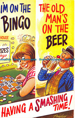 R083615 Ich bin auf dem Bingo. Der alte Mann auf dem Bier. Eine Smashing Time. Bam