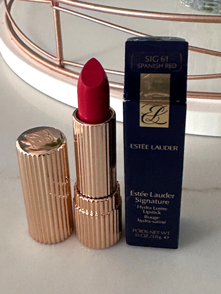 ESTEE LAUDER 100ml 2本 Estee Lauder Signature Hydra Lustre Lipstick SPANISH RED | eBay