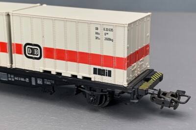 HO Märklin 4664 DB Double Container Wagon Flat Car w/box