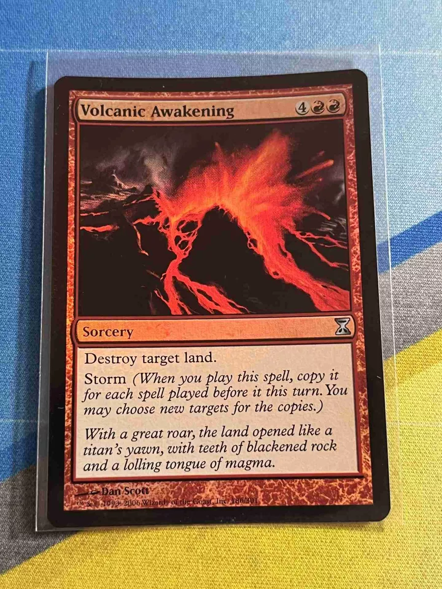 Magic the Gathering MTG Time Spiral VOLCANIC AWAKENING Foil