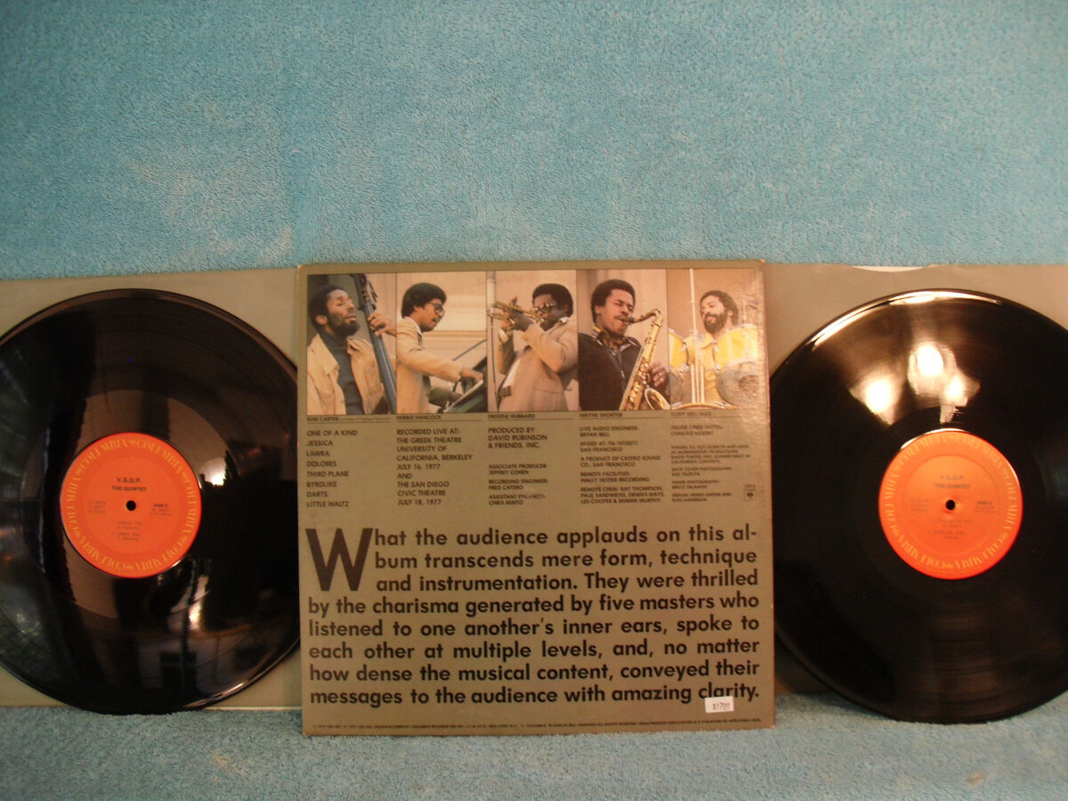 V.S.O.P., The Quintet, Columbia C2 34976, 1977, 2 LPs V.S.O.P., The Quintet, Columbia C2 34976, 1977, 2 LPs