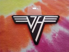 Van Halen Logo 4.5 x 2 Inch SILVER Metal Metallic Sticker