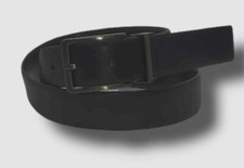 Bloomingdale's Men Black Brown Leather Reversible Buckle Dress Belt Size 30