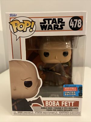 Funko Pop Star Wars #478 Boba Fett Mandalorian 2021 Fall Convention Exclusive
