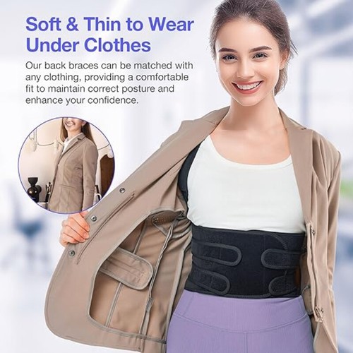 Posture Corrector - Enhanced Shoulder Support & Upper Back Pain Relief (Adults) - Picture 7 of 19