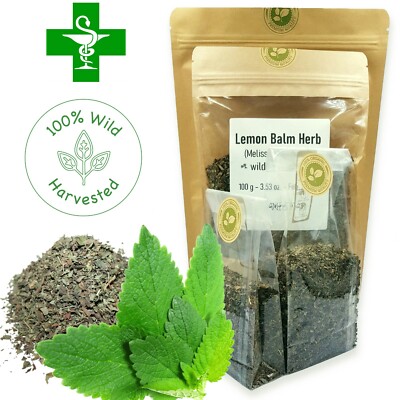 Lemon Balm Melissa Leaf Herb for Digestive Health, Nervous System, Stress, etc..