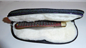 Carry All Safe & Sound Zip-UP Knife Case 5.5" x 2.5" Knife Not Included NEW