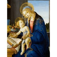 Botticelli The Virgin And Child The Madonna Of The Book Xl Print Canvas Mural