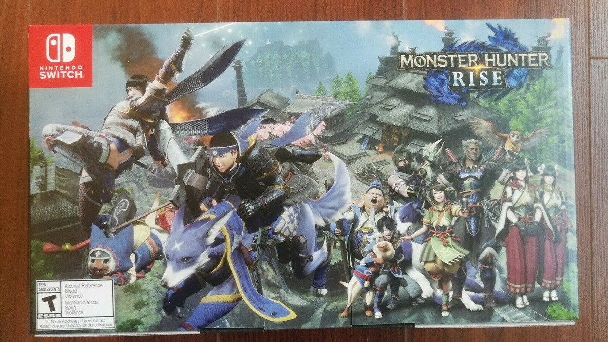 Nintendo Switch Monster Hunter Rise Deluxe Edition Console