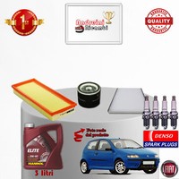 Inspektionskit Filter ÖL Kerzen Fiat Punto II 1.2 8V 44KW 60CV Von 2005->