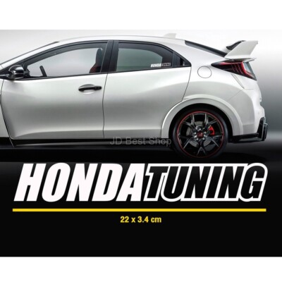 JDM Style Sticker for Honda Tuning EK9 FK Civic DC2 DC5 Integra Spoon Mugen RS T