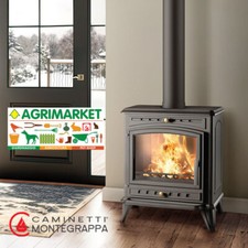 Stufa a legna MONTEGRAPPA CLAUDINE 10,4 kW CONSEGNA IMMEDIATA! Chiedi lo SCONTO!