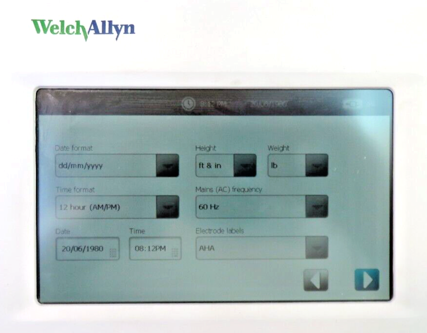 WELCH ALLYN CP150 Electrocardiograph Machine, FOR PARTS/REPAIR eBay