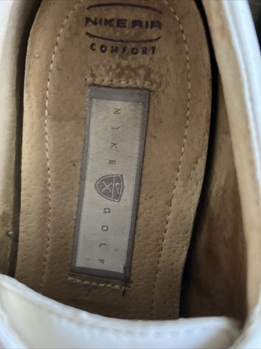 Nike Women’s Air Comfort Verdana 192093-122 White Beige Golf Spikes Shoes Sz 7.5 - Picture 4 of 5
