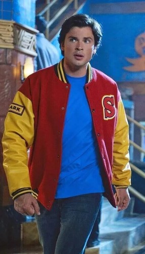 Crows Smallville Tom Welling Varsity Letterman Jacket - Picture 3 of 8