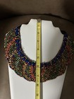 Handmade Tribal Beaded Collar Necklace — photo 3