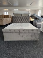 Image of Chesterfield Ottoman Storage Bed 4ft6