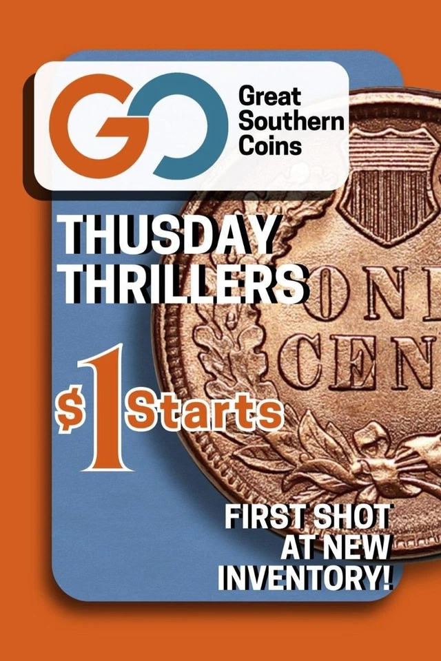 Thursday Thrillers $1 n' Roll Rare Coin Auctions