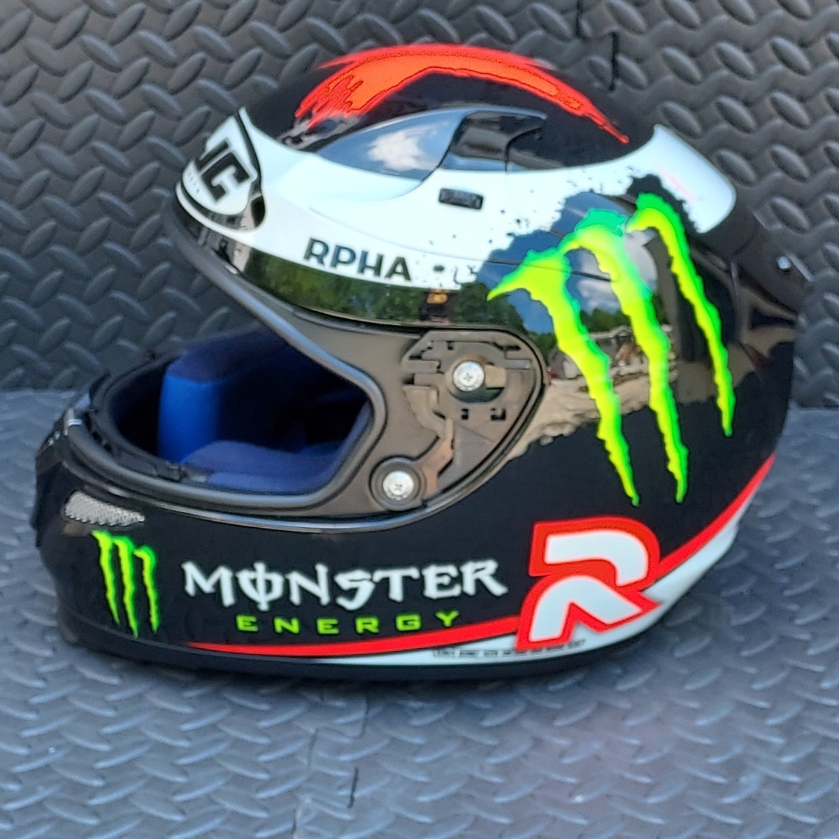 HJC RPHA10 REPLICA JORGE LORENZO MONSTER RARE FULL FACE MOTORCYCLE