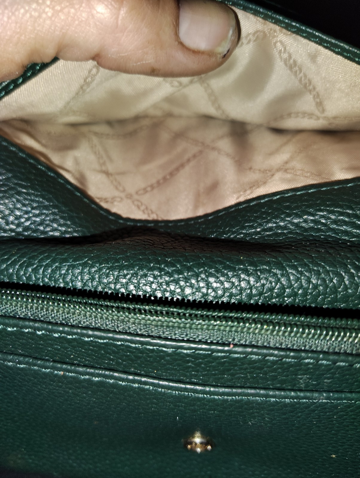 Michael Kors Ruby Double Zip Crossbody Leather Pu… - image 2