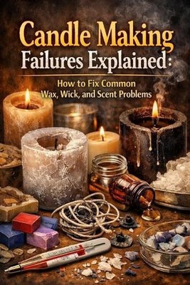 Candle Making Failures Explained: How to Fix Common Wax, Wick, and Scent Problem