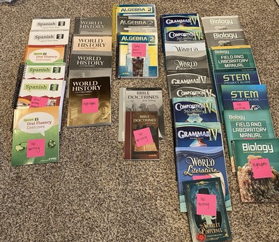 Abeka Grade 10 Curriculum Lot 