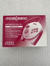 3D Multi Controller Pad White HSS-0137 w/Box Tested Sega Saturn SS