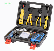 Network Tool Kit, RJ45 Crimper, Wire Tracker Punchdown Tool Set