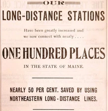 1906 Northwestern Automatic Telephone Company Advertisement Portland Maine E17H