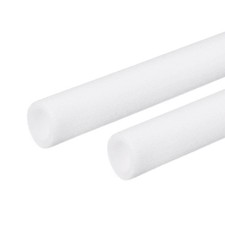 Foam Tube Sponge Protective Sleeve Heat Preservation 25x37mm White 2pcs