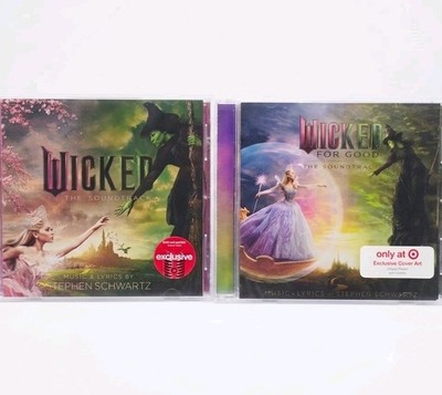 *2x Wicked & Wicked: For Good The Soundtrack Target Excl w Poster NEW! *Cracked*