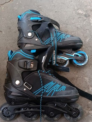 Papaison Rollerblades- Inline Skates-  Adjustable, XL, Great Shape