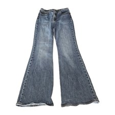 Levi s Premium 70s High Flare Jeans Women s W29 L34 Blue Denim Retro Bell Bottom
