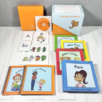 Learning Dynamics Reading System Homeschool Pre-K Complete CD Flash Cards Manual