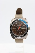 Vintage Cauny Prima Caunymatic Men's Automatic Wristwatch Triple Batman Bezel