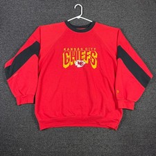 Vintage Kansas City Chiefs Pro Player Crewneck Sweatshirt Men XL 90s Embroidered