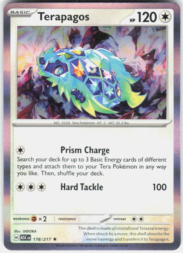 Terapagos Rare ME: Ascended Heroes 178/217 NM