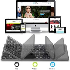Portable Mini Three Folding Wireless Bluetoot...