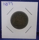 1877 Liberty Seated Quarter