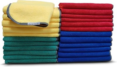 Premium Microfiber Cleaning Cloth 16''x16'' - Reusable, Washable, Non-Scratch,