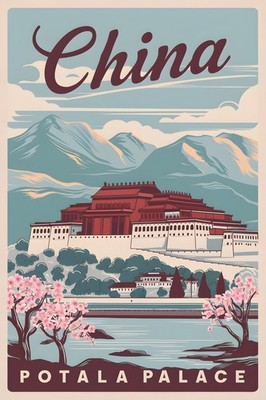 Li Jiang China Vintage Travel Poster Print Retro Wall Art